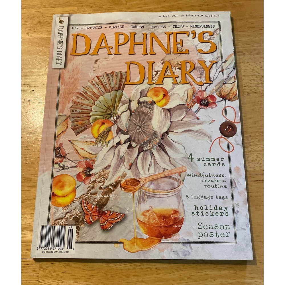 Daphne's Diary Magazine UK  Issue #6 2021 Recipes DIY Vintage Garden Trips More
